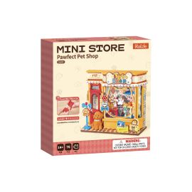 Rolife Bausatz Pawfect Pet Shop 98 Teile Miniatur-Tiergeschäft - FRI-GX47-004GND