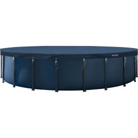 Intex Pool-Abdeckplane Allwetter-Deluxe 7.3 m x 20 cm, Dunkelblau - FRI-GX47-001P3T