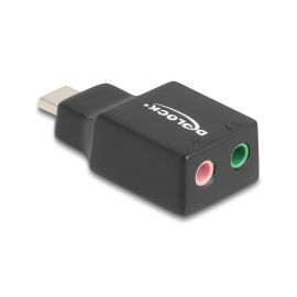 Delock Soundkarte USB-C Stecker - 2x3.5mm Klinke Plug & Play - FRI-GX47-0040RG