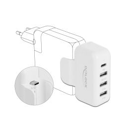 Delock USB-Wandladegerät Apple Adapter 4x USB, PD & QC 3.0 - FRI-GX47-003VYK