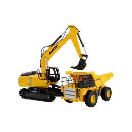 Amewi 2-in-1 Set Kipper & Kettenbagger 1:24 RTR - FRI-GX47-005ZPV