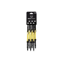Wild Country Express Session Quickdraw 6 x 12 cm, Schwarz/Gelb - FRI-GX47-003770