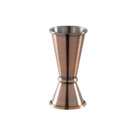 Paderno Cocktail-Doppelmass 40/20 ml, Braun/Kupfer (41604A01) - FRI-GX47-001YK6