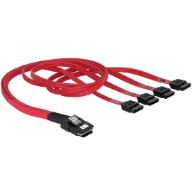 Delock SAS-Kabel SFF-8087 - 4xSATA 50 cm - FRI-GX47-00205P