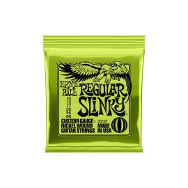 Ernie Ball Gitarrensaiten 2221 Slinky Nickel – Regular 10-46 - FRI-GX47-000TVN