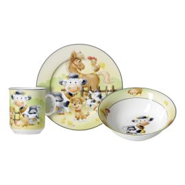 Ritzenhoff & Breker Kindergeschirrset Hoftiere 3-teilig - FRI-GX47-002HBK