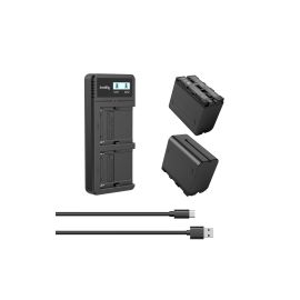 Smallrig Digitalkamera-Akku NP-F970 Akku und Charger Kit - FRI-GX47-001GY6