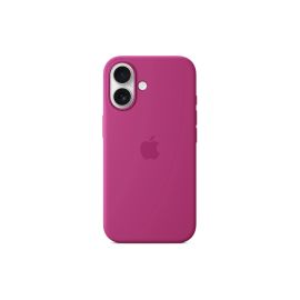 Apple Silicone Case mit MagSafe iPhone 16 Fuchsia - FRI-GX47-005Q07