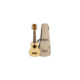 Flight Ukulele Soprano – Spruce/Zebrano - FRI-GX47-005TC2