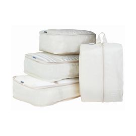 KOOR Kleiderbeutel Set Reesa, 4-teilig, Beige - FRI-GX47-001044