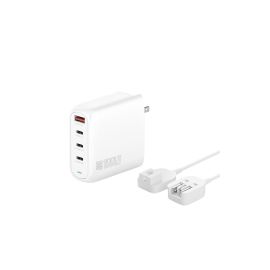 4smarts Ladegerät GaN Flex Pro 100W 3 USB-C+1 USB-A Travel Edition - FRI-GX47-006WNV