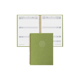 Biella Geschäftsagenda Dispo Term Natural Wire-O Blume, 2027, Grün - FRI-GX47-002238