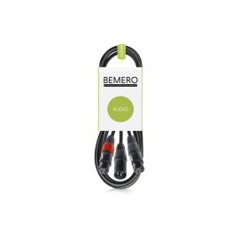 Bemero Y-Adapterkabel BAC4142-150BK Schwarz - FRI-GX47-000TJ9