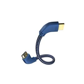 IN-AKUSTIK Premium HDMI 90° mit Ethernet Kabellänge: 1 m - FRI-GX47-000GA7