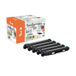 Peach Toner für Brother TN-247 2x Black, 1x Cyan, Magenta, Yellow - FRI-GX47-003TK2