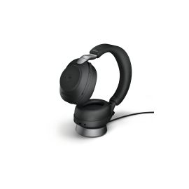 Jabra Headset Evolve2 85 Duo MS Schwarz, USB-C, inkl. Ladestation - FRI-GX47-0016TV