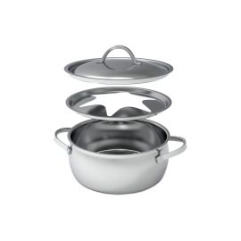 Kisag Fondue-Topf Gstaad Silber - FRI-GX47-000YT1