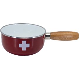 Nouvel Fondue-Caquelon Swiss Cross Ø 16 cm, Rot - FRI-GX47-002W4X