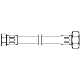 Flexo Anschlussschlauch DN8 IG x IG 3/8" x 1/2" / 20 cm - FRI-GX47-004P52