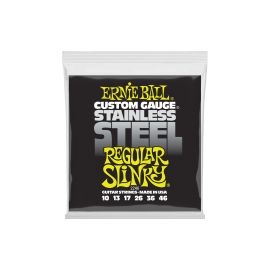 Ernie Ball Gitarrensaiten 2246 Slinky Stainless Steel – Regular 10-46 - FRI-GX47-005T1Z