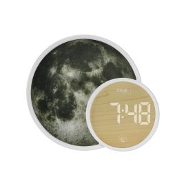 TFA Dostmann Soluna Mini Quarz, weiss, mit Alarmzeiten und USB-Anschluss - FRI-GX47-002CHW