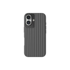 Nudient Back Cover Bold MagSafe iPhone 16 Storm Black - FRI-GX47-001EC5