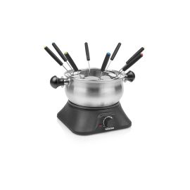 Tristar Fleischfondue-Set FO-1109 10 Teile, Schwarz/Edelstahl - FRI-GX47-002BQJ