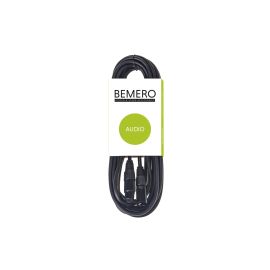 Bemero XLR-Kabel XLRf XLRm symmetrisch 3 m, Schwarz - FRI-GX47-00603Y