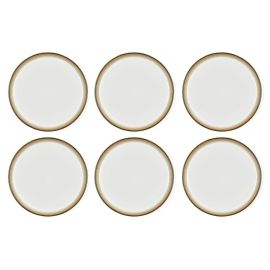 Bitz Speiseteller Ø 27 cm, 6 Stück, Grau/Crème - FRI-GX47-0012BH
