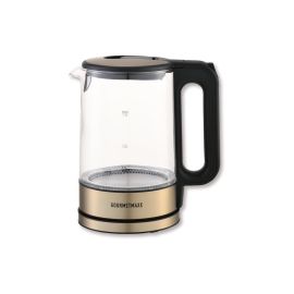 GOURMETmaxx GOURMETmaxx Glas-Wasserkocher 1.7 l, Champagner/Schwarz - FRI-GX47-006YH3