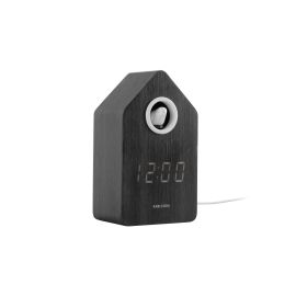 KARLSSON Digitalwecker Kuckuck Black wood veneer - FRI-GX47-0028YH