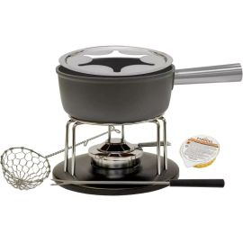 Heidi Cheese Line Fondue-Set 14 Teile, Schwarz - FRI-GX47-007GJ5