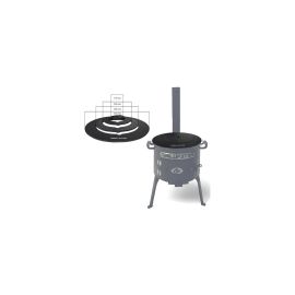 GRILLPETER Grillplatte für Utschak 40 cm, 12 L - FRI-GX47-0036T0