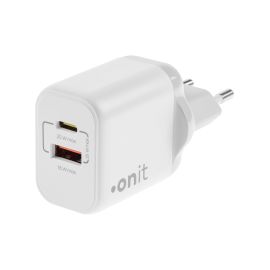onit USB-Wandladegerät Dual 1C1A 25 W GaN Weiss - FRI-GX47-005445