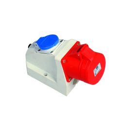STEFFEN Wandsteckdose CEE 32A + T23, IP44 Kombi - FRI-GX47-002KAE