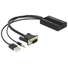 Delock Konverter VGA – HDMI, mit Audio 3.5mm Klinke - FRI-GX47-003K9A