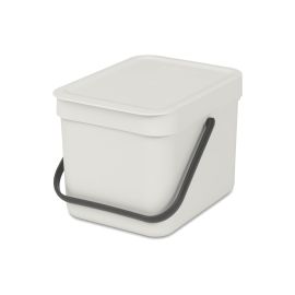 Brabantia Komposteimer Sort & Go 6 l, Hellgrau - FRI-GX47-002GMA