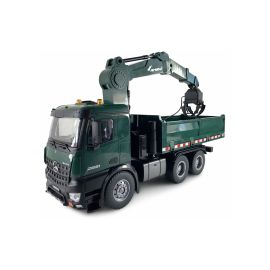 Amewi Lastwagen Mercedes Benz Arocs Kipper mit Kran 1:18, RTR - FRI-GX47-004W35