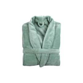 Tiseco Bademantel Cosy Mikroflanell Grün - FRI-GX47-001MQQ