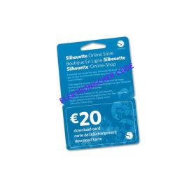 Silhouette Download-Karte 20 EUR elektronischer Code - FRI-GX47-002KGS