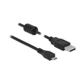 Delock USB 2.0-Kabel mit Ferritkern USB-A - Micro-USB B 1.5 m - FRI-GX47-002063