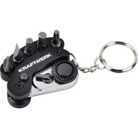 Kraftwerk Mini Ratschen-Schraubendreher 1/4" faltbar S2 Stahl - FRI-GX47-001PF7