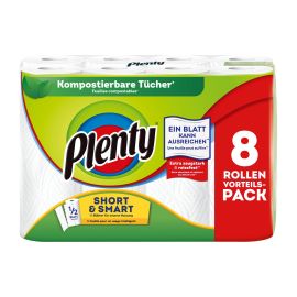 Plenty Haushaltspapier Short & Smart 8 Rollen à 74 Blatt - FRI-GX47-00087P