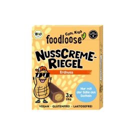 foodloose Nusscreme-Riegel Erdnuss 3 x 28 g - FRI-GX47-0053HR