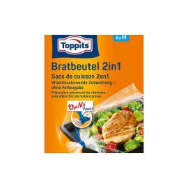 Toppits Bratbeutel 2 in 1 Grösse M, 8 Stück - FRI-GX47-000B4A