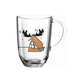 LEONARDO Tasse Elch 380 ml, Transparent - FRI-GX47-002P9V