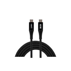 onit USB 3.0-Kabel 60 W, USB-C - USB-C, 0.5 m, Schwarz - FRI-GX47-001GJ1
