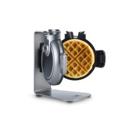 FRITEL Waffeleisen WA2224 Topfill, für runde Formen, Silber, 800 W - FRI-GX47-0072F8