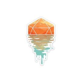 Glass Staff Sticker A D20 Sunset Mehrfarbig - FRI-GX47-0022D0