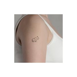 minink Tattoo kleiner Elefant Grösse: S (3.0 cm x 2.4 cm) - FRI-GX47-0003CQ